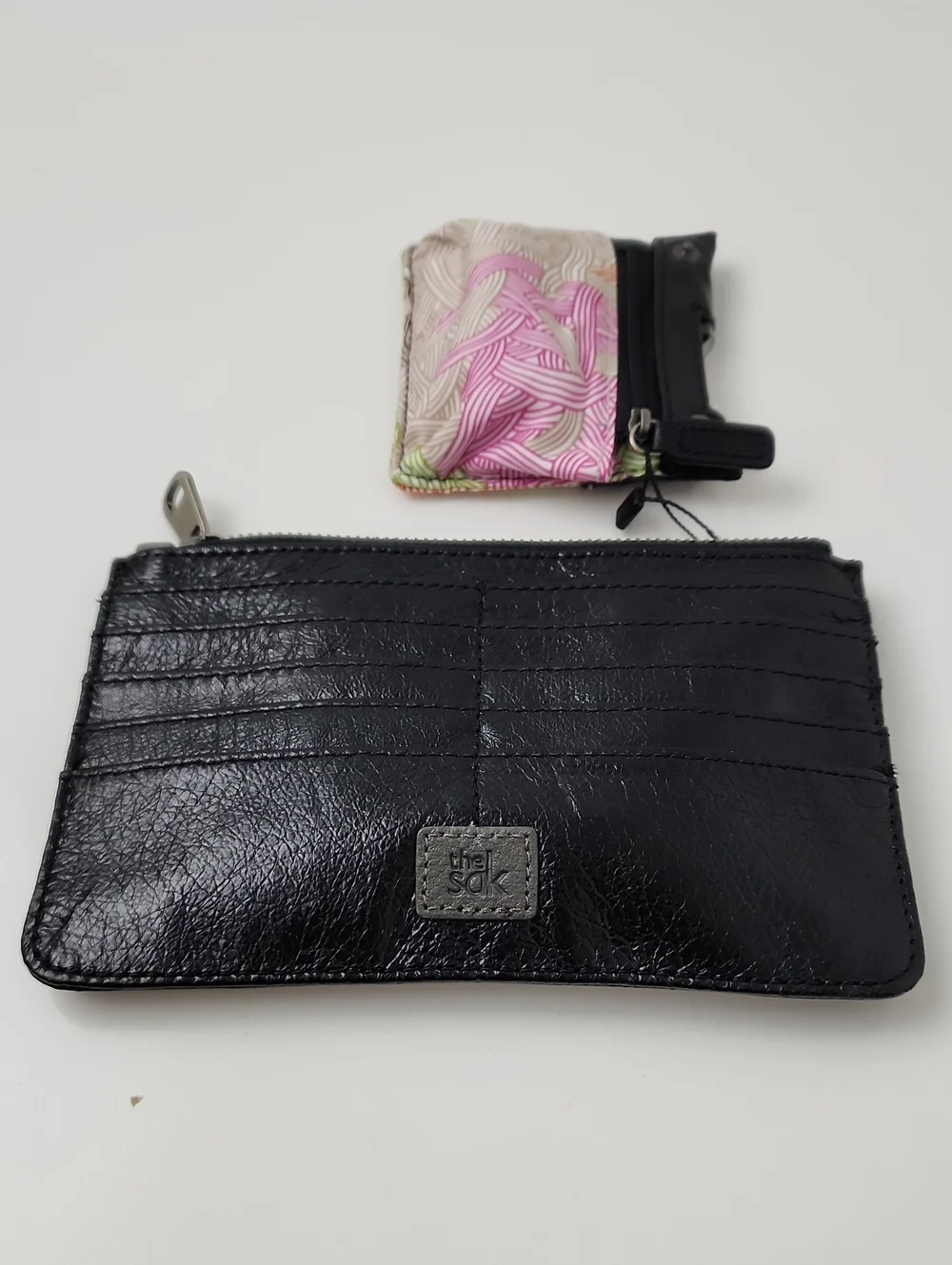 The Sak Portable Power Bank Studded Wristlet Leather Black